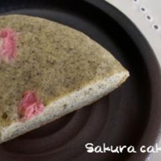 炊飯器 de 桜の蒸しケーキ